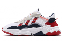 Кроссовки Adidas Ozweego Cloud White Collegiate Navy Scarlet