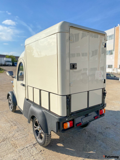 Квадрицикл грузовой GreenCamel Тендер X1200 Квадро (72V 2500W) кабина, BOX, понижающая 52 Ah
