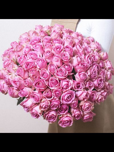 Букет - 101 розовая роза