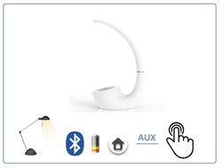 Phantom Ⅱ  - Bluetooth колонка МОНО, лампа, с аккумулятором, с сенсорным управлением для использования в помещении