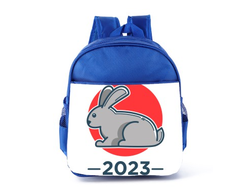 Рюкзак синий год Кролика №27