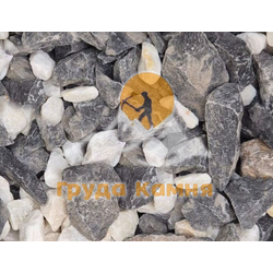 Чёрно-белая крошка, фракция 10-20 мм