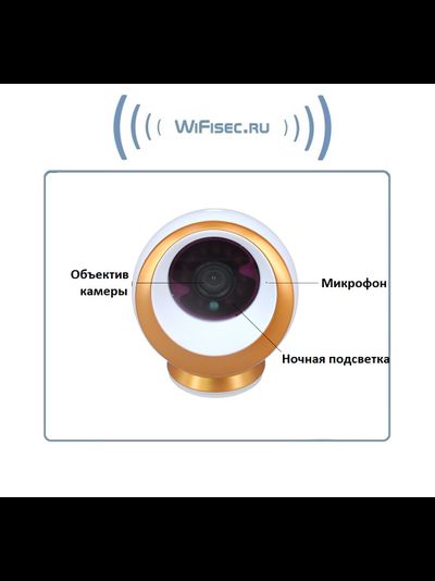 EtongSS WiFi видеоняня/IP видеокамера, моторизированная, с DVR. Full HD 3Mp