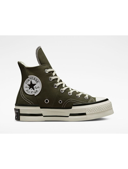 Кеды Converse на платформе низкие с черной полосой белые