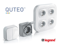 Розетки и выключатели QUTEO IP44