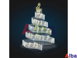 Светодиодная конусная Елка Музыкальная