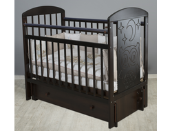 Кровать Incanto Civetta маятник ящик темный