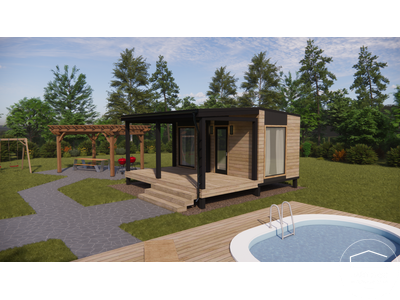 Модуль дома "Фиеста" (с крытой террасой)