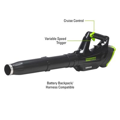Аккумуляторная воздуходувка Greenworks GD82DBII