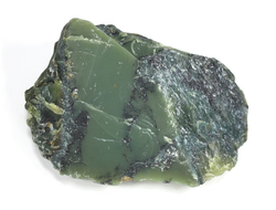 "Тейский жад", Хантигирит, коллекционный образец, Хакасия (92*67*32 мм, 207 г) №36114