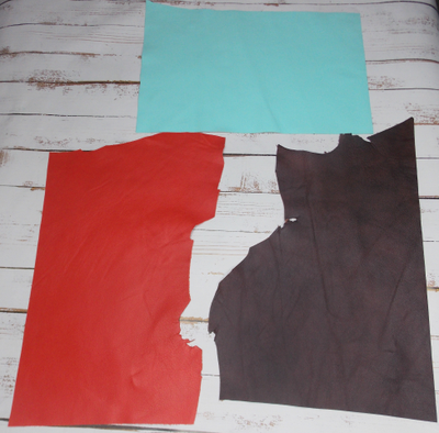 Кожа натуральная (овчина) А4 цвет черный