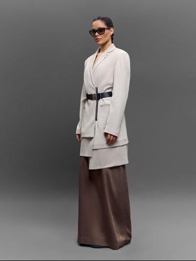 Платье-пиджак Мод-Т Бежевый