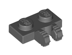 Hinge Plate 1 x 2 Locking with 2 Fingers on Side, Dark Bluish Gray (60471 6342558)