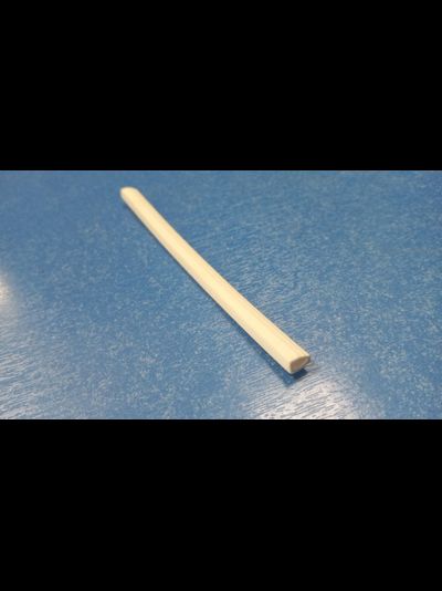 Заглушка пазы штапика белая