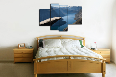 Модульная картина "Акробатика на природе"