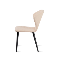 ЙОРК Стул сиденье бежевый, каркас черный