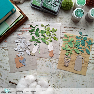 Нож для вырубки "Фикус на окне"