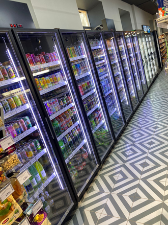 Холодильная камера универсальная на 6 стеклянных дверей Коловрат 6