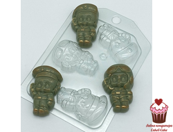 Форма пластик Малыши МИНИ #1 / десантник, летчик, моряк