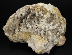 Кварц, щетка кристаллов, Аметистовый кварц, необработанный "дикий" образец, Кавказ, Приэльбрусье (120*102*90 мм, 816 г) №28281