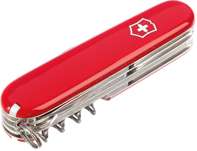 VICTORINOX Huntsman 1.3713, 91 мм, 15 функций, красный