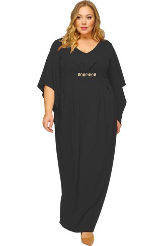 Вечернее платье Арт. 1823801 (Цвет черный) Размер 64