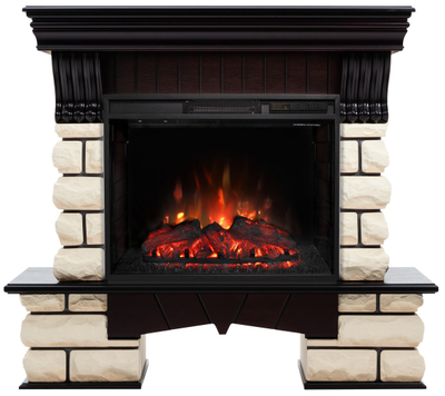 Электрокамин Kavkaz AO с очагом Sparta 25.5 LED