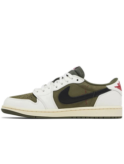 Nike Air Jordan 1 Retro Low OG Travis Scott Olive