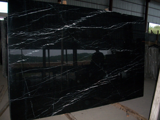 Слэб Мрамор Nero Marquina