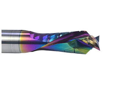 Фреза компрессионная со стружколомами спиральная 10x42 s10x100 Z2+2 HM