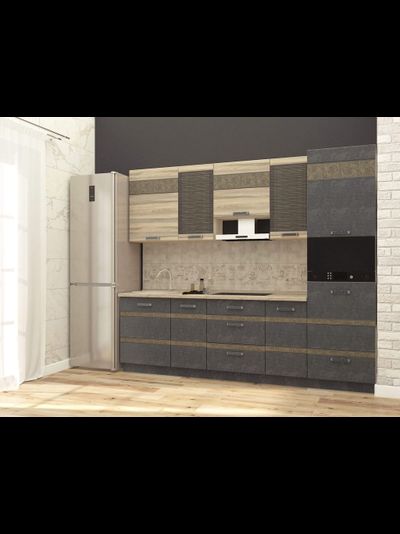 Кухонный гарнитур (ширина 260 см)
