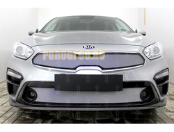 Защита радиатора KIA Cerato 2018- chrome низ