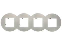 Рамка 4 поста алюминий Siza Vieira - Quadro 45 - Efapel 43940 TAL