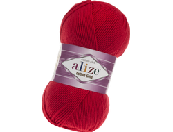 Cotton Gold (Alize) пряжа цвет № 56 красный