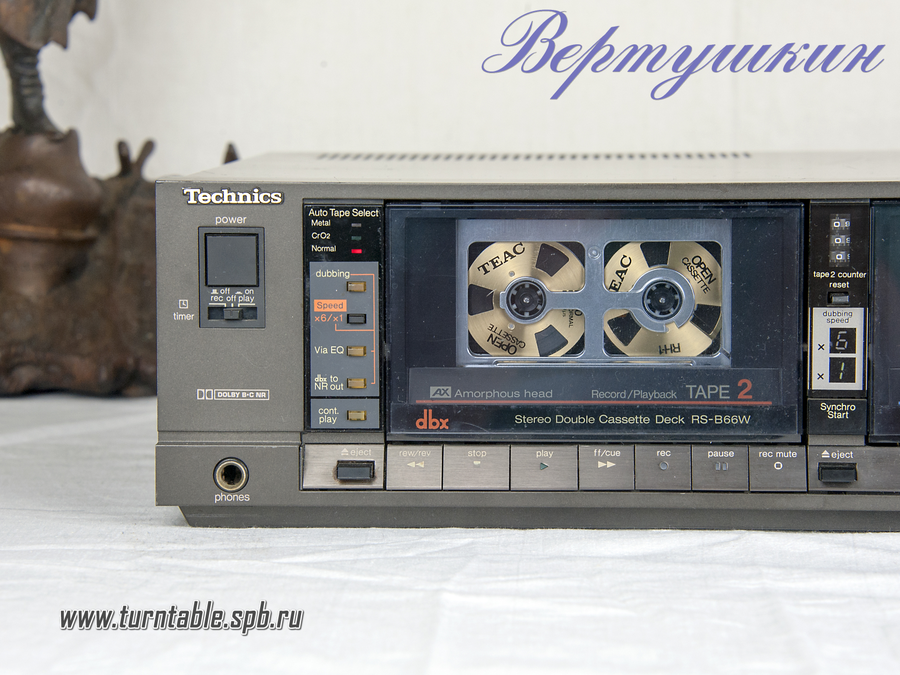 Technics RS-B66W фотографии кассетной деки
