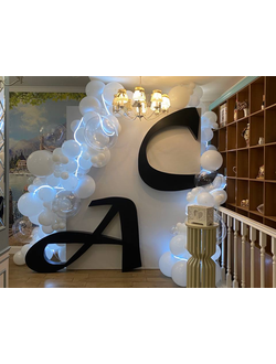 ФОТОЗОНА ИЗ ШАРОВ "СЧАСТЛИВЫЙ ДЕНЬ"