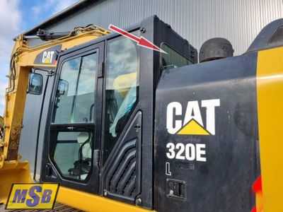 Стекло заднее на Cat 320DL, Cat 324DL, Cat 325DL, Cat 329DL, Cat 336DL, Cat 320EL, Cat 324EL, Cat 32