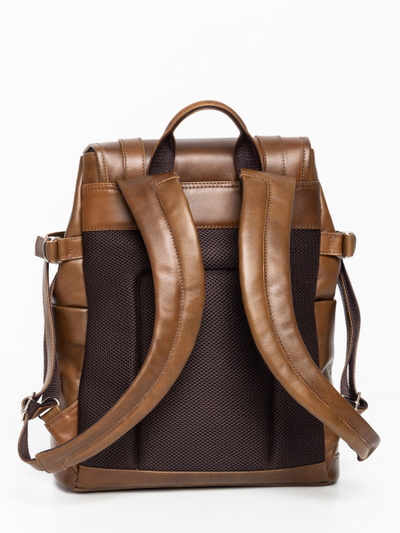 Кожаный рюкзак Volturno NEW Premium brown (арт. 3004-63)