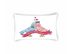 Подушка горизонтальная #5 на День влюблённых, 14 февраля