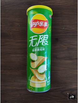 Чипсы Lays Stax 90 гр. Огурец (КИТАЙ)