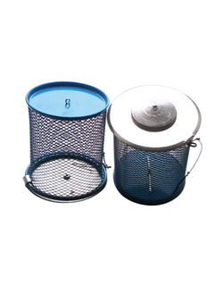 Кормушка-сетка для ловли на течении (объем 0,5л, вес 235гр, d-10см)