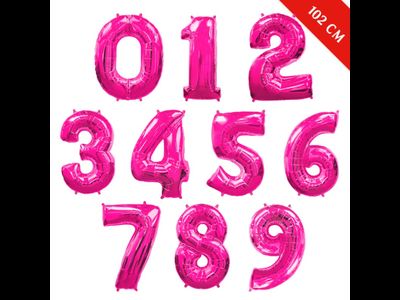 102 см Фольга цифра