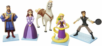 Набор фигурок из 5 шт Рапунцель Disney Tangled