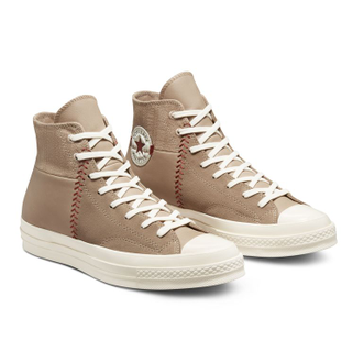 Кеды Converse Chuck 70 Crafted Mixed Material бежевые высокие