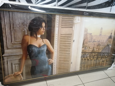 картина в раме 50 х 100 см  John Silver - A Room with a View