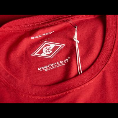 Футболка ФК СПАРТАК красная (р.M) 110610