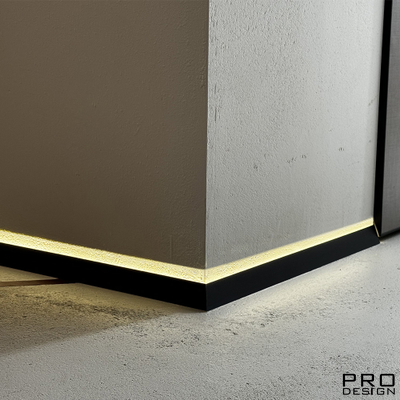 Плинтус Pro Design Corner 570 Анодированный коньяк