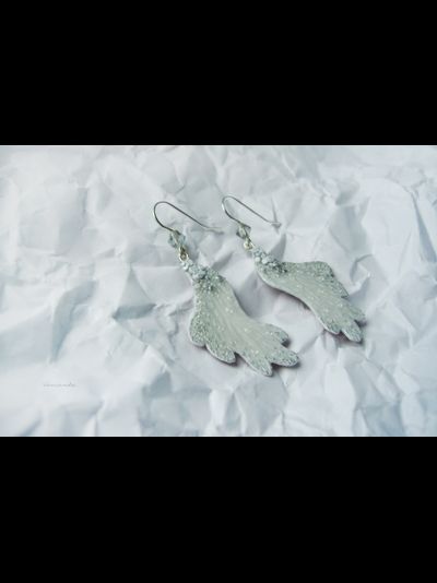 "Крылышки Облачной Феи", серьги в стиле фэнтези