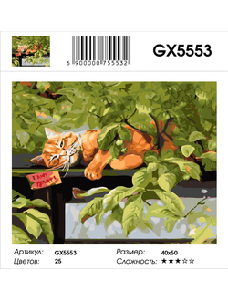 Картина по номерам GX5553 (40x50)