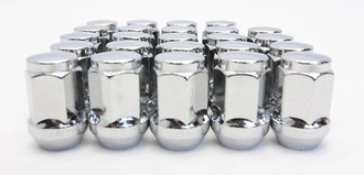 Гайка конус 12*1,5 серебро HEX 19